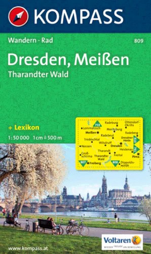 Beispielbild fr Kompass Karten, Dresden, Meien, Tharandter Wald: Wander- und Bikekarte / Tharandter Wald zum Verkauf von medimops