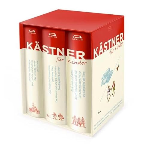 Kästner für Kinder: Jubiläumsausgabe - 12 Bände in 2 Büchern im Originalschuber [Gebundene Ausgabe] von Erich Kästner (Autor) Schriftsteller Satiriker Dramatiker Autor Kinderklassiker Kindergeschichten Kindheit Geschichtensammlung Kinderbuch-Klassiker Sas doppelte Lottchen Emil Geschichten Das verhexte Telefon Lektüre Gedichte - Erich Kästner (Autor)