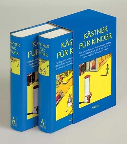 Beispielbild fr Kstner fr Kinder: Jubilumsausgabe - 12 Bnde in 2 Bchern im Originalschuber [Gebundene Ausgabe] von Erich Kstner (Autor) Schriftsteller Satiriker Dramatiker Autor Kinderklassiker Kindergeschichten Kindheit Geschichtensammlung Kinderbuch-Klassiker Sas doppelte Lottchen Emil Geschichten Das verhexte Telefon Lektre Gedichte zum Verkauf von BUCHSERVICE / ANTIQUARIAT Lars Lutzer