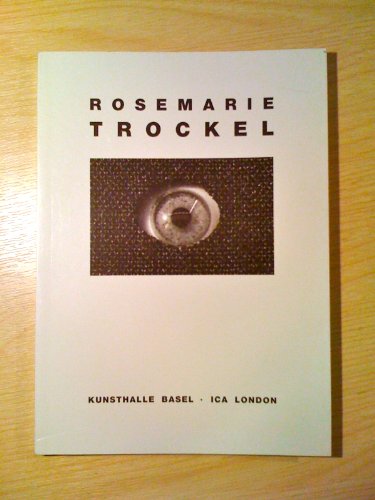 Stock image for Rosemarie Trockel for sale by Reader's Corner, Inc.