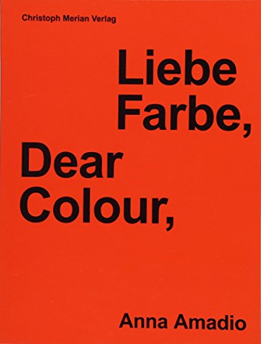 Beispielbild fr Dear Colour zum Verkauf von artefakt