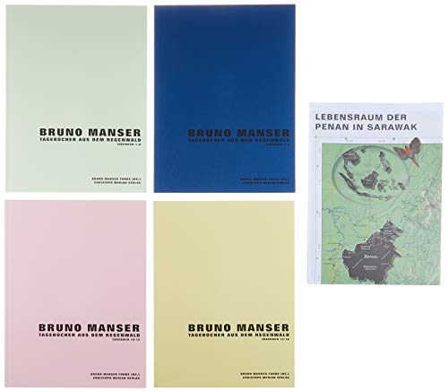 Bruno Manser - Tagebücher aus dem Regenwald, 4 Teile - Manser, Bruno