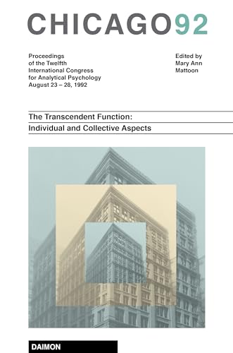 Stock image for Chicago 1992: The Transcendent Function: Individual and Collective Aspects for sale by HPB-Red