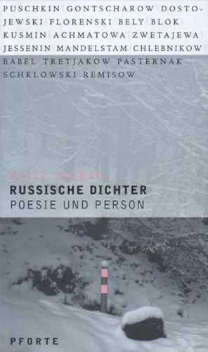 Russische Dichter.- signiert, Widmungsexemplar Poesie und Person. Neunzehn Erkundungen. - Mierau, Fritz.