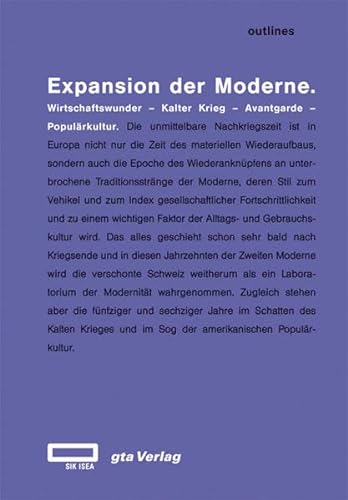9783856762841: Expansion der Moderne