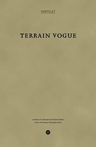 Stock image for Pamphlet 27 - Terrain Vogue for sale by Blackwell's