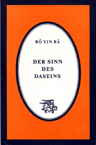 9783857670718: Der Sinn des Daseins (Livre en allemand)