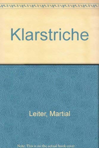 Stock image for Klrstriche for sale by medimops