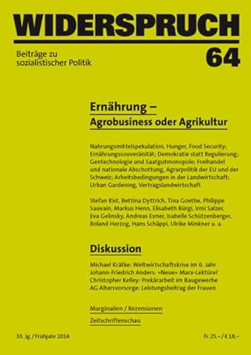 Stock image for Widerspruch 64: Beitrge zur sozialistischen Politik for sale by medimops