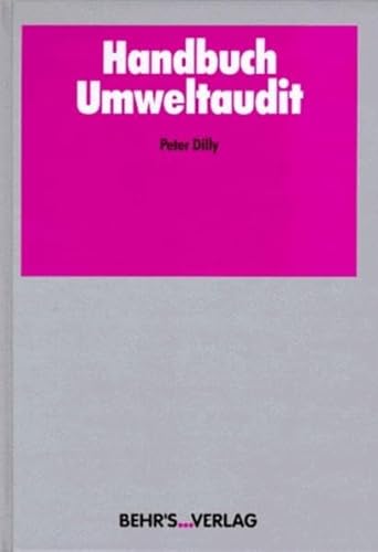 Imagen de archivo de Handbuch Umweltaudit a la venta por medimops