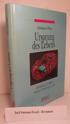 Imagen de archivo de Der Ursprung des Lebens: Prbiotische Evolution und die Entstehung der Zelle a la venta por medimops