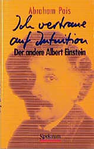 Imagen de archivo de Ich vertraue auf Intuition: Der andere Albert Einstein a la venta por medimops
