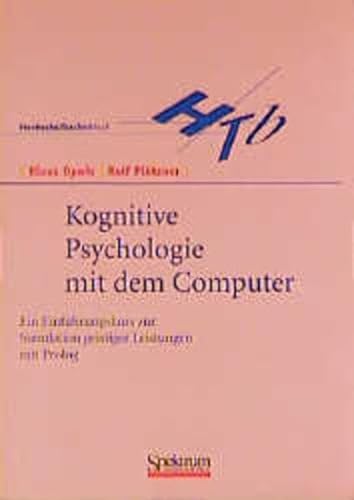 9783860253823: Kognitive Psychologie Mit Dem Computer