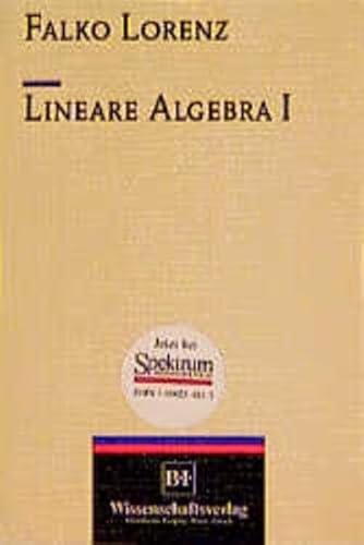 Stock image for Lineare Algebra, 2 Bde., Bd.1 for sale by medimops