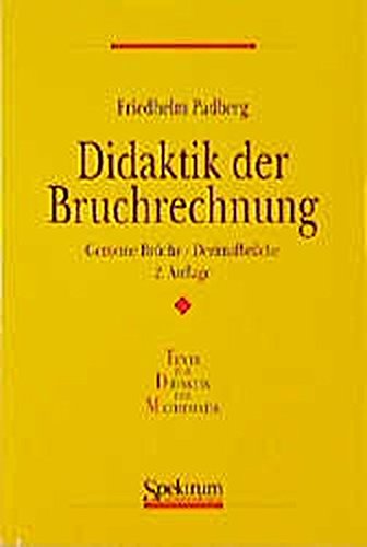 Stock image for Didaktik der Bruchrechnung for sale by medimops