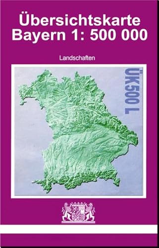 9783860380376: bersichtskarte Bayern 1 : 500 000 Landschaften