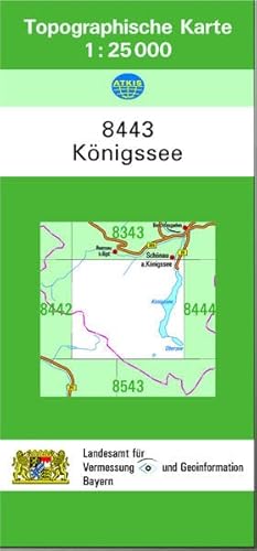 Königssee 1 : 25 000 (Sheet map)