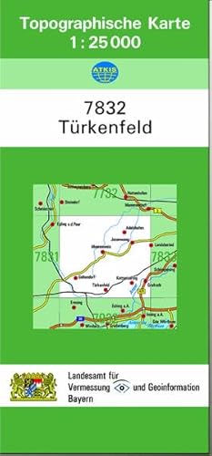Beispielbild fr TK25 7832 Trkenfeld: Topographische Karte 1:25000 (TK25 Topographische Karte 1:25000 Bayern) zum Verkauf von medimops