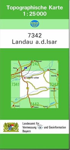 9783860386194: Landau an der Isar 1 : 25 000