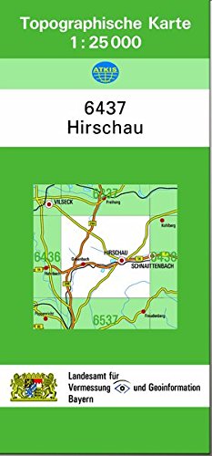 Hirschau 1 : 25 000 (Sheet map)