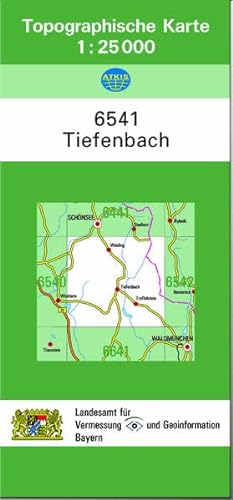 9783860386798: Tiefenbach 1 : 25 000