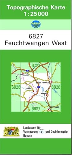 9783860389027: Feuchtwangen West 1 : 25 000