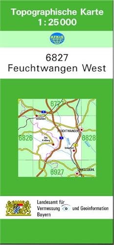9783860389027: Feuchtwangen West 1 : 25 000