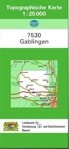 9783860389454: Gablingen 1 : 25 000