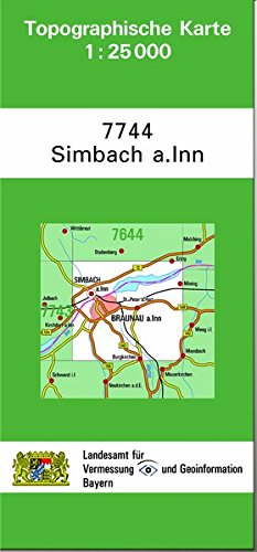 9783860389751: TK25 7744 Simbach a.Inn