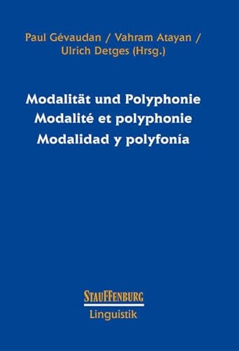 Stock image for Modalitt und Polyphonie Modalit et polyphonie Modalidad y polyfona for sale by medimops