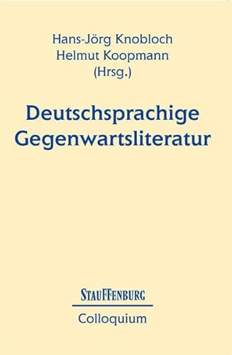 Beispielbild fr Deutschsprachige Gegenwartsliteratur, zum Verkauf von Wolfgang Rger