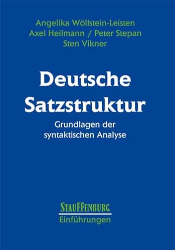 Beispielbild fr Deutsche Satzstruktur: Grundlagen der syntaktischen Analyse zum Verkauf von medimops
