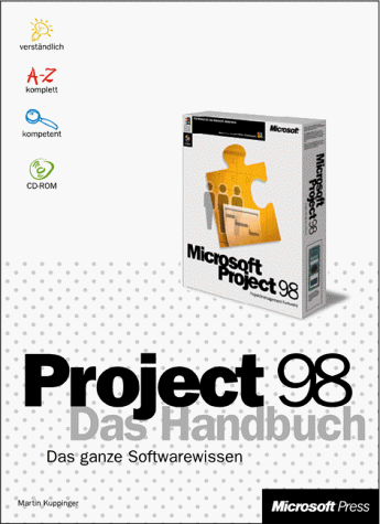 9783860631294: Microsoft Project 98, Das Handbuch,m. CD-ROM
