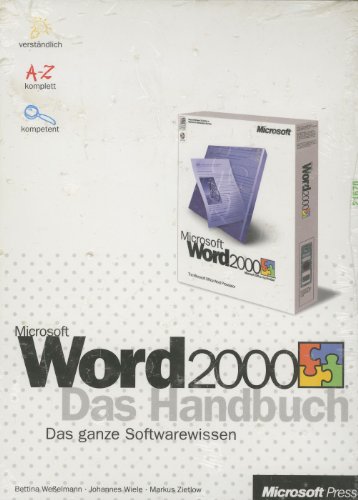 Beispielbild fr Microsoft Word 2000. : Das ganze Softwarewissen. zum Verkauf von Buchpark