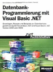9783860636701: Datenbankprogrammierung mit Visual Basic .NET.