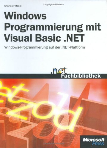 9783860636916: Windows-Programmierung mit Visual Basic. NET.