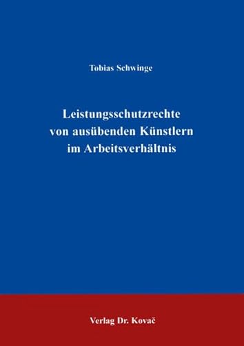 Beispielbild fr Leistungsschutzrechte von ausbenden Knstlern im Arbeitsverhltnis. 1999 zum Verkauf von Roland Antiquariat UG haftungsbeschrnkt