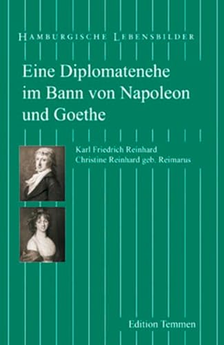 Eine Diplomatenehe im Bann von Napoleon und Goethe [Gebundene Ausgabe] Dr. Inge Grolle (Autor) Historikerin Schulfunk Schulbücher Veröffentlichungen zur Frauen- und Sozialgeschichte Hamburgs Napoleon Bonaparte französischet Außenminister Talleyrand Politik Goethe Schlegel Brüder Grimm Kultur Amtsantritt berufliche Stationen Karl Friedrich Reinhard (1761-1837) und Christine Reinhard geb. Reimarus (1771-1815) Die Lebensgeschichte des Diplomaten-Ehepaares Karl Friedrich Reinhard und Christine Reinhard-Reimarus ist spannend wie ein Roman. Als der nüchterne Schwabe und die lebhafte Hamburgerin aus bestem Hause den Bund fürs Leben schlossen, konnte niemand ahnen, welche verschlungenen Lebenspfade auf die beiden warteten. Es folgten stürmische Jahre, die das Paar durch ganz Europa trieben. Hamburg, Paris, Wien und Moskau gehörten zu Reinhards beruflichen Stationen, aber auch die Schweiz und Moldawien. Vor jedem Amtsantritt standen tagelange beschwerliche Reisen bis in die entlegensten Winkel - Inge Grolle (Autor)