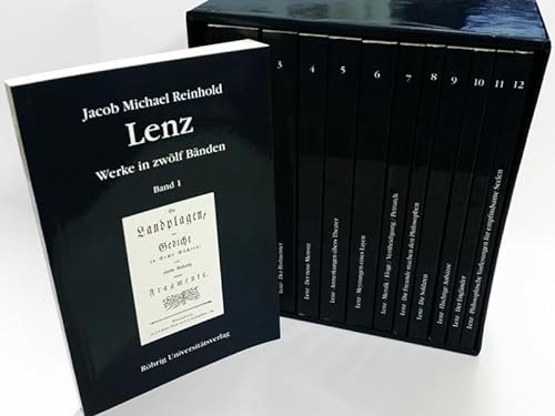 Werke : Faksimiles der Erstausgaben seiner zu Lebzeiten selbständig erschienenen Texte, 12 Bde - Jakob M Lenz