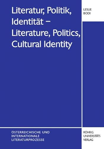 9783861103325: Literatur, Politik, Identitt - Literature, Politics, Cultural Identity