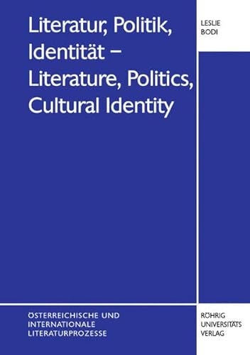 9783861103325: Literatur, Politik, Identitt - Literature, Politics, Cultural Identity