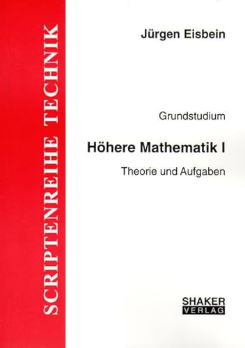 Stock image for Grundstudium Hhere Mathematik: Hhere Mathematik I: BD I for sale by medimops