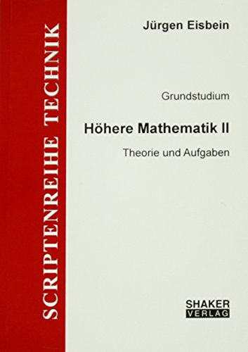 Stock image for Grundstudium Hhere Mathematik: Hhere Mathematik II: BD II for sale by medimops