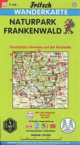 Beispielbild fr Naturpark Frankenwald 1 : 50 000. Fritsch Wanderkarte zum Verkauf von Blackwell's