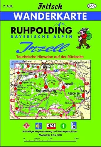 Beispielbild fr Ruhpolding / Inzell 1 : 35 000. Fritsch Wanderkarte. Bayerische Alpen - Chiemgau zum Verkauf von medimops