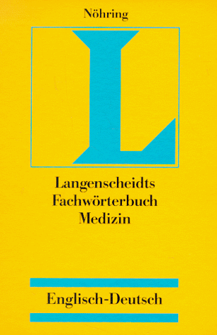 9783861170785: Langenscheidts Fachwrterbuch Medizin. Englisch-Deutsch