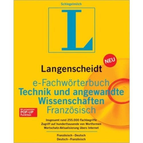 Beispielbild fr Langenscheidt e-Fachwrterbuch Technik und angewandte Wissenschaften Englisch, 1 CD-ROM Englisch-Deutsch, Deutsch-Englisch Rund 500.000 Fachbegriffe. Zugriff auf hunderttausende von Wortformen. Wortschatz-Aktualisierung bers Internet Langenscheidt Fachverlag Polytechnik - Plattform: Windows 98 / Me / 2000 / XP - Bildschirmtexte: Englisch, Deutsch zum Verkauf von BUCHSERVICE / ANTIQUARIAT Lars Lutzer