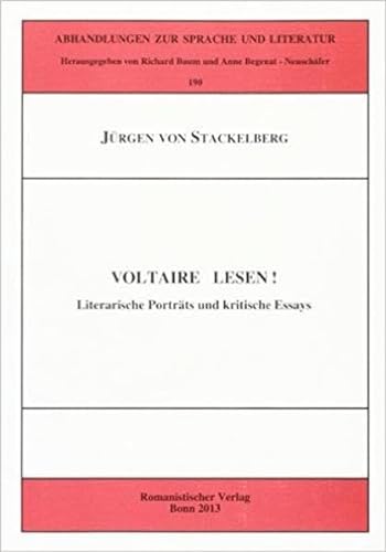 9783861432074: Stackelberg, J: Voltaire lesen !