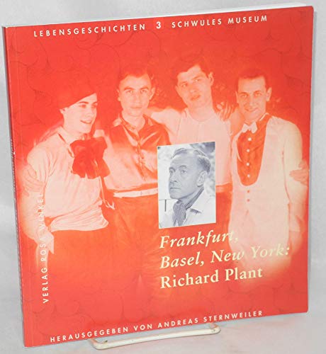 Beispielbild fr Frankfurt, Basel, New York: Richard Plant zum Verkauf von medimops