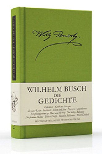 Beispielbild für Wilhelm Busch. Gedichte, herausgegeben von Gerd Haffmanns. zum Verkauf von Libresso - das Antiquariat in der Uni